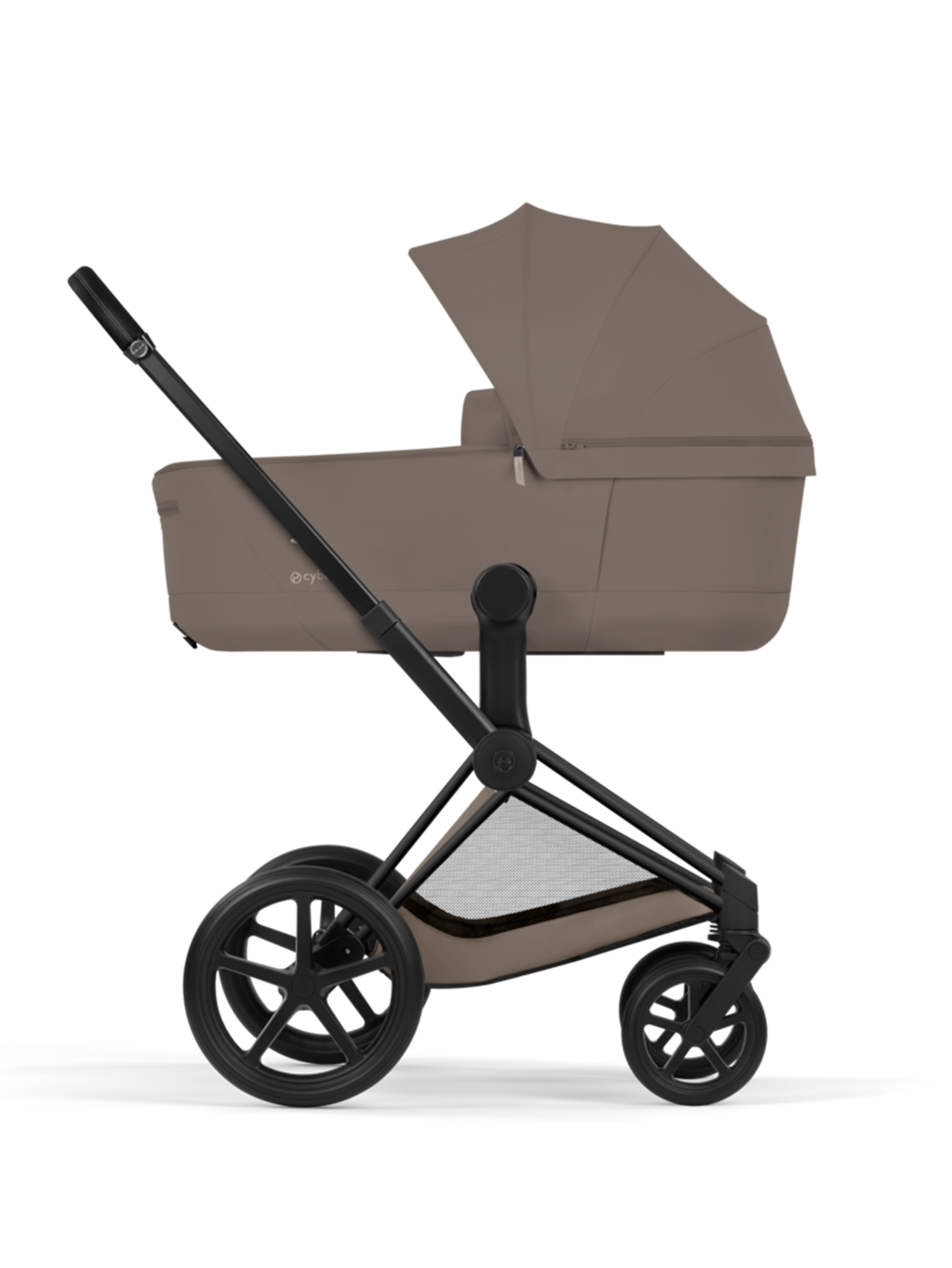 Cybex Priam inkl brettbar liggedel - Matt Black/Coconut Brown